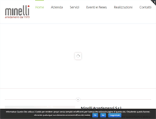 Tablet Screenshot of minelliarredamentisrl.com
